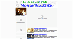 Desktop Screenshot of moshebautista.limanorte.com