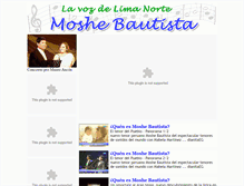 Tablet Screenshot of moshebautista.limanorte.com